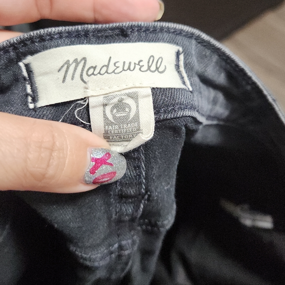 Madewell Curvy High Rise Slim Stright Jeans